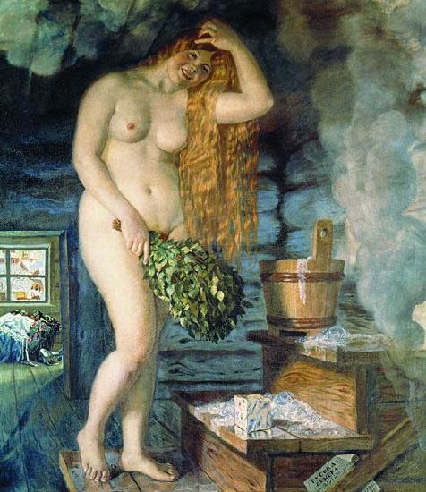 Boris Kustodiev Russian Venus France oil painting art